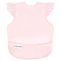 Tiny Twinkle Mess Proof Baby Bib for Girls | Waterproof Toddler Bib for Eating | Baby Apron for Feeding | Machine Washable | Perfect Shower Gift (Rose, 6–24M)