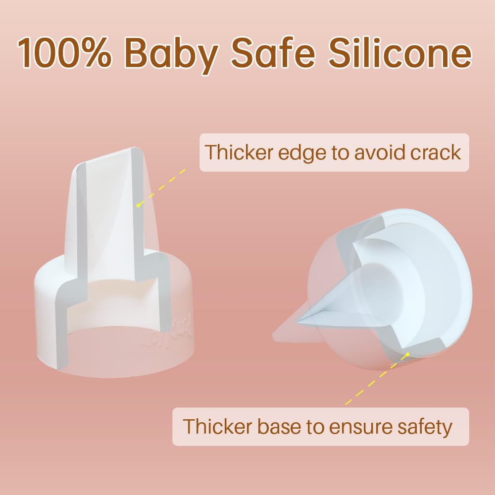 8 Duckbill Valves and 2 Membrane for Spectra Breast Pump Parts