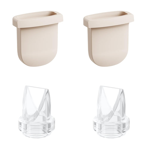 2pcs Silicone Diaphragms Compatible with eufy S1 Pro/S1/E10/E20 Breast Pump, Replace for Lansinoh Discreet Duo/NCVI/NICEGREEN/Nuliie/Zooawa S32 Breast Pump Parts