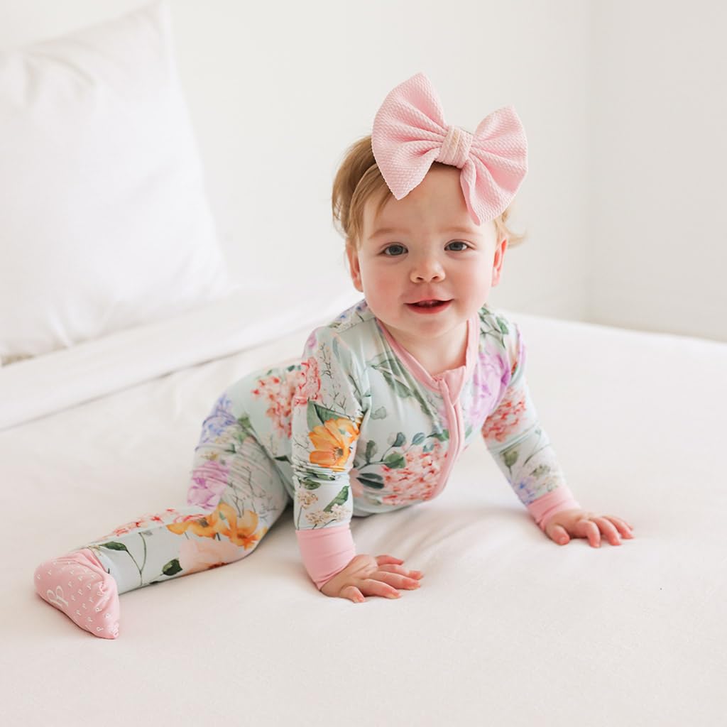 Posh Peanut Convertible Baby Sleepers, Toddlers Footless Pajamas for Girls