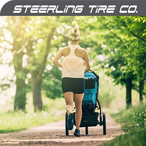 Three 16-Inch Tire Replacements for Jogging Strollers Like BOB Ironman & Bike Trailers Including Allen Sport, Burley and Instep (3-Pack) by Steerling Tire Co.