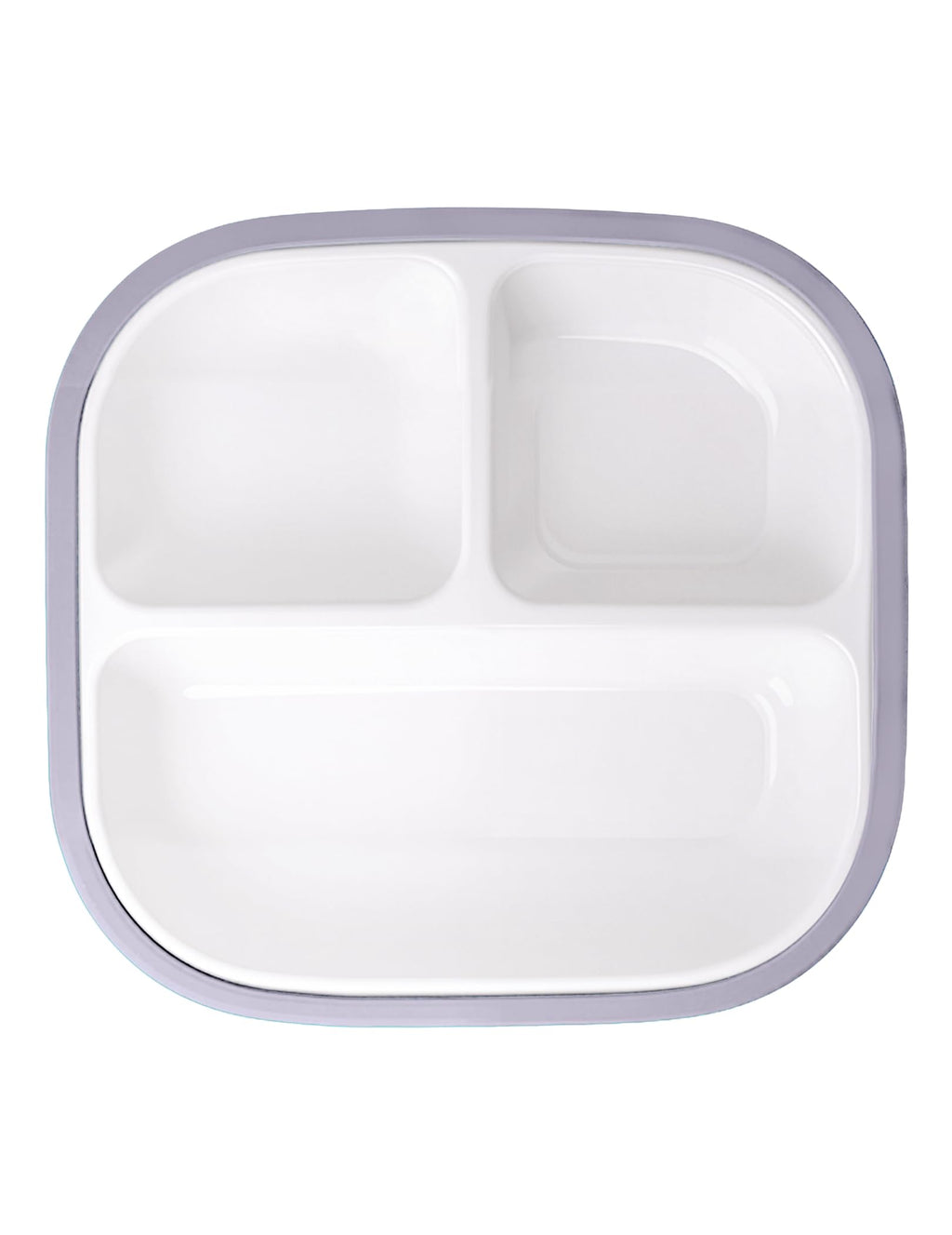 Babelio Baby & Toddler Suction Plates, Food Grade Silicone, Divided, 3 Pack