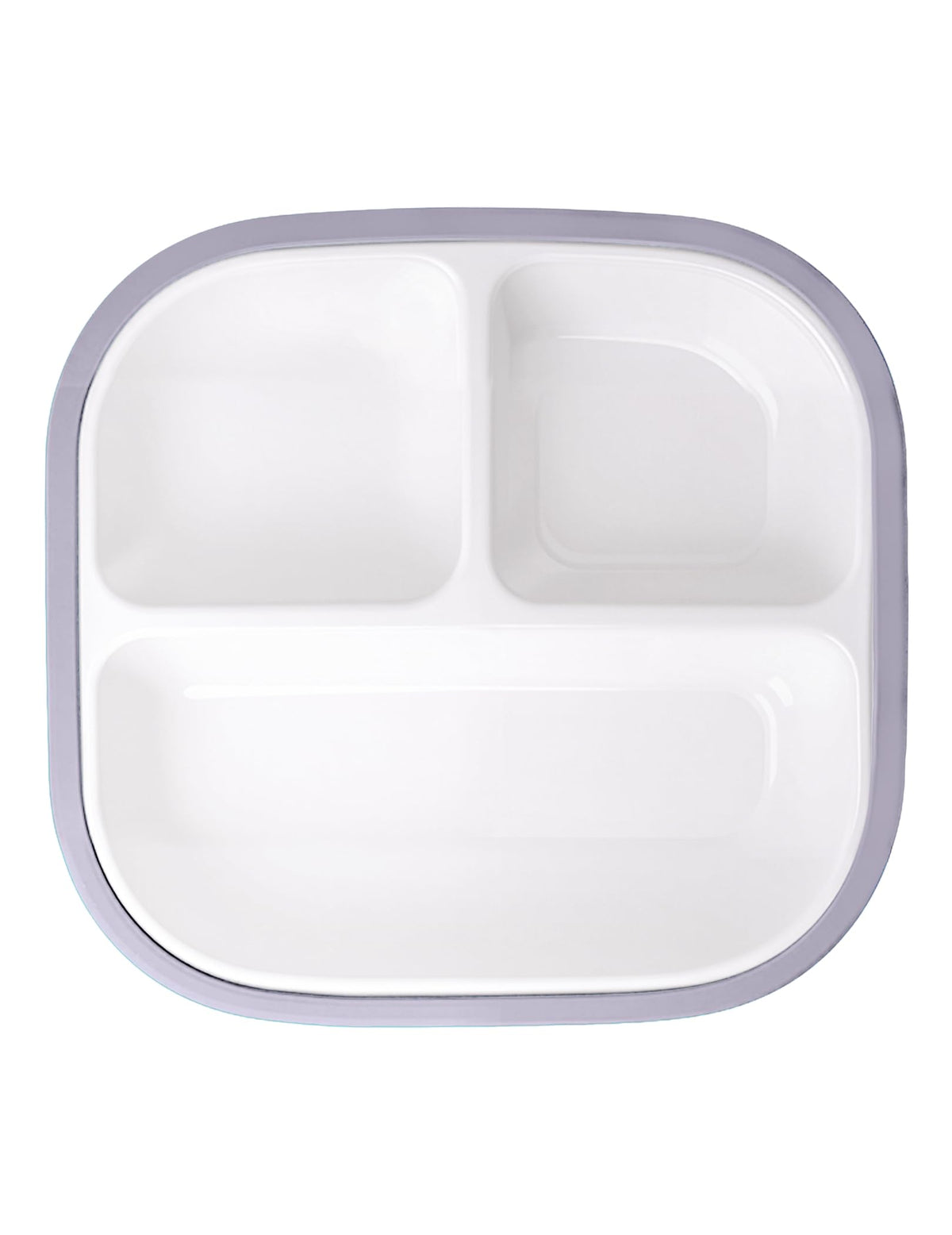 Babelio Baby & Toddler Suction Plates, Food Grade Silicone, Divided, 3 Pack