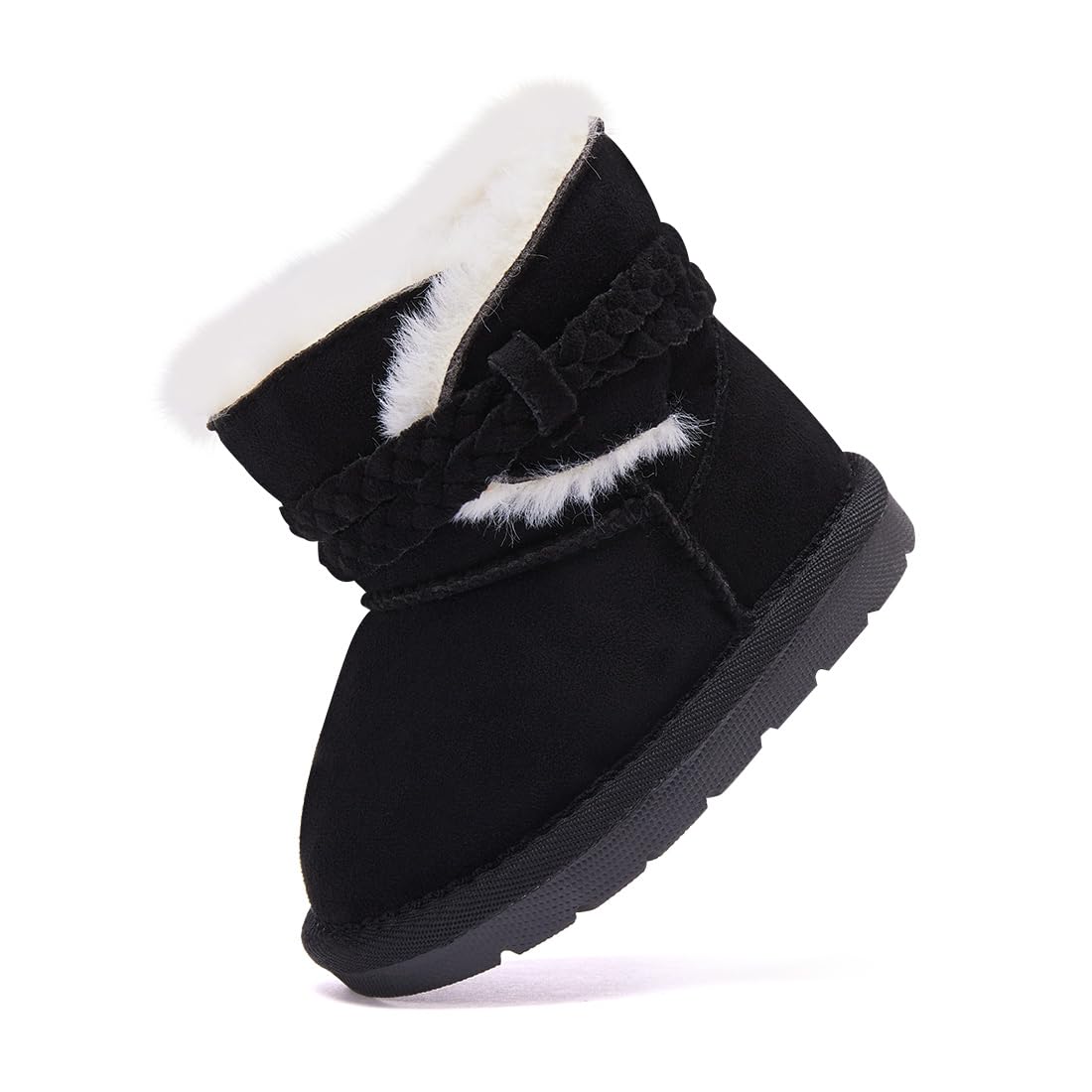 BMCiTYBM Baby Winter Snow Boots Infant Walking Shoes Pink 12-18 Months