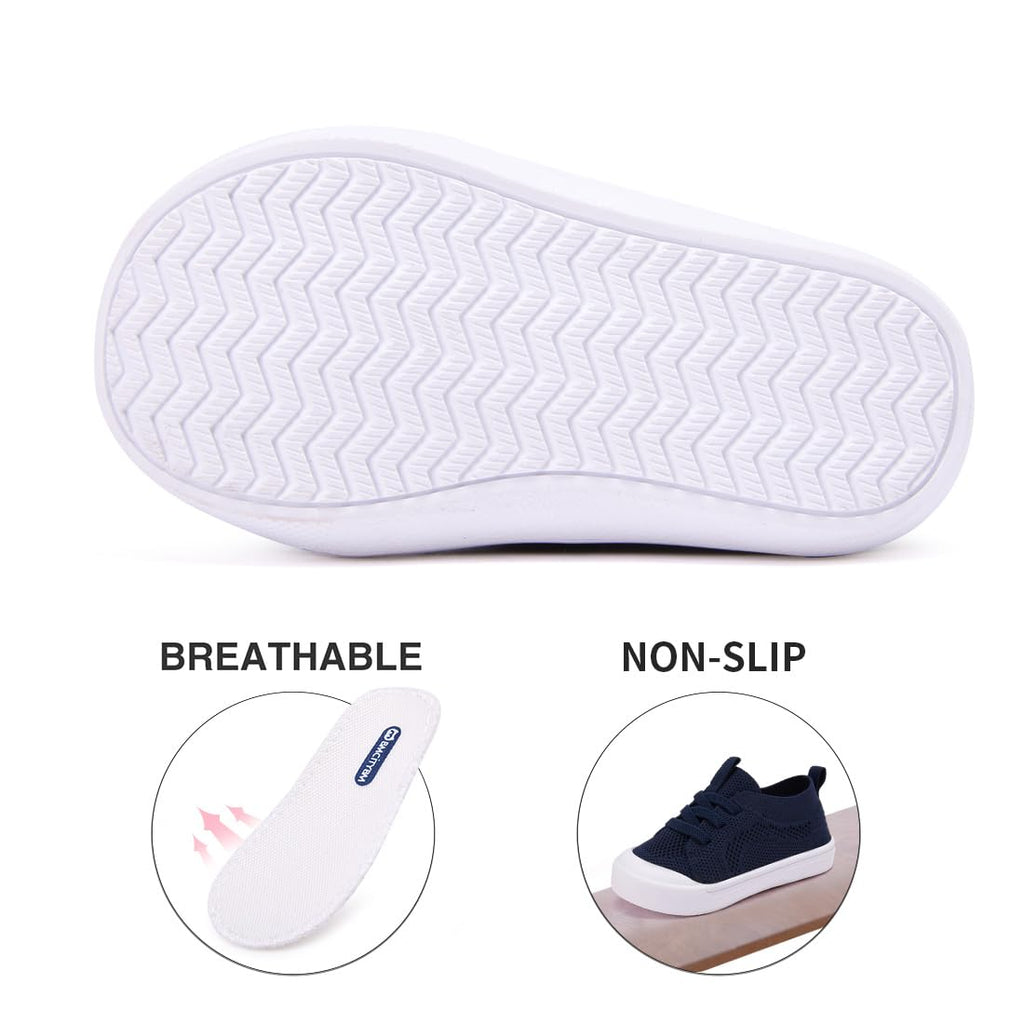 BMCiTYBM Baby Walking Shoes First Infant Sneakers Navy Size 6-12 Months
