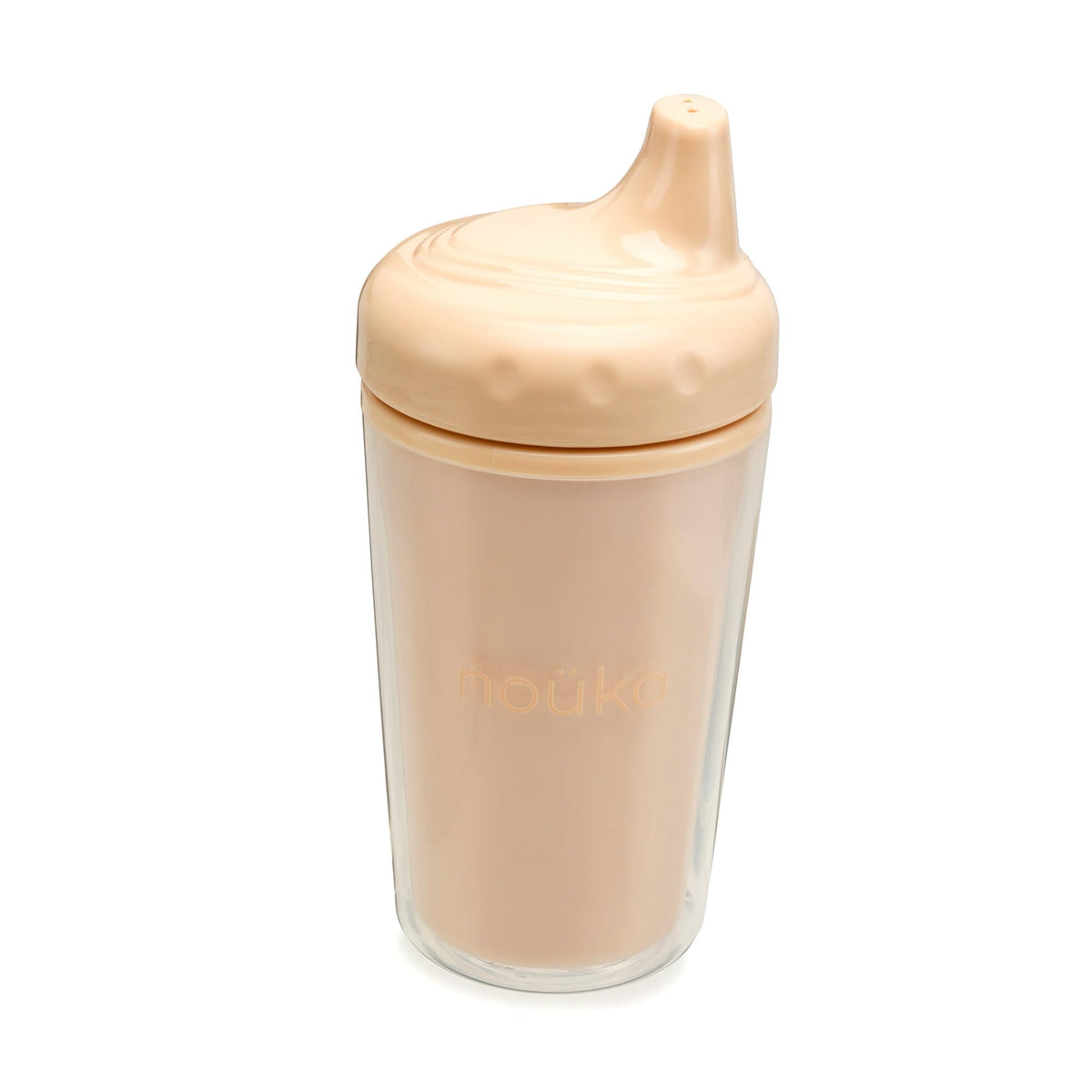 nouka Insulated Non-Spill Sippy Cup | Leak Proof and Easy Grip | Keeps Drinks Hot or Cold | Fern