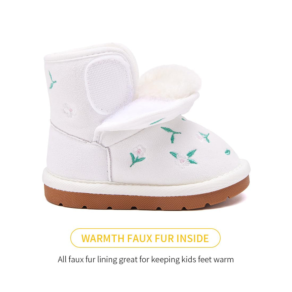 BMCiTYBM Baby Snow Winter Boots Girls Boys Infant Walker Shoes 12-24 Months
