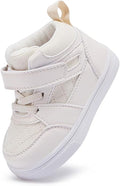 BMCiTYBM Baby High Top Sneakers Infant Walking Shoes Unisex Khaki Size 5