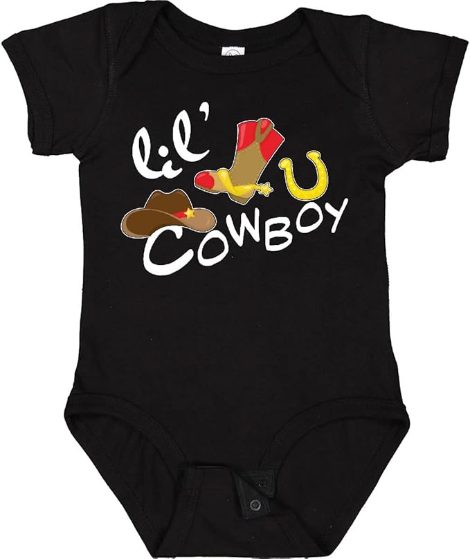 inktastic Lil' Cowboy Baby Bodysuit