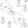 22mm Flange and Duckbill Valve Compatible with Spectra S1 Spectra S2 Spectra9 Plus Synergy Gold Breast Pump, Spectra Pump Parts S2 Parts S2 Accessories Replacement