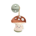 Itzy Ritzy Pacifier & Lovey Set, Silicone Binky w/Stuffed Animal, Mushroom