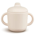 6 Months+ Sippy Cups with Handles,Small Silicone Sippy Cups Leak Proof 5oz,No Spill Sippy cups for Toddlers (Milk)