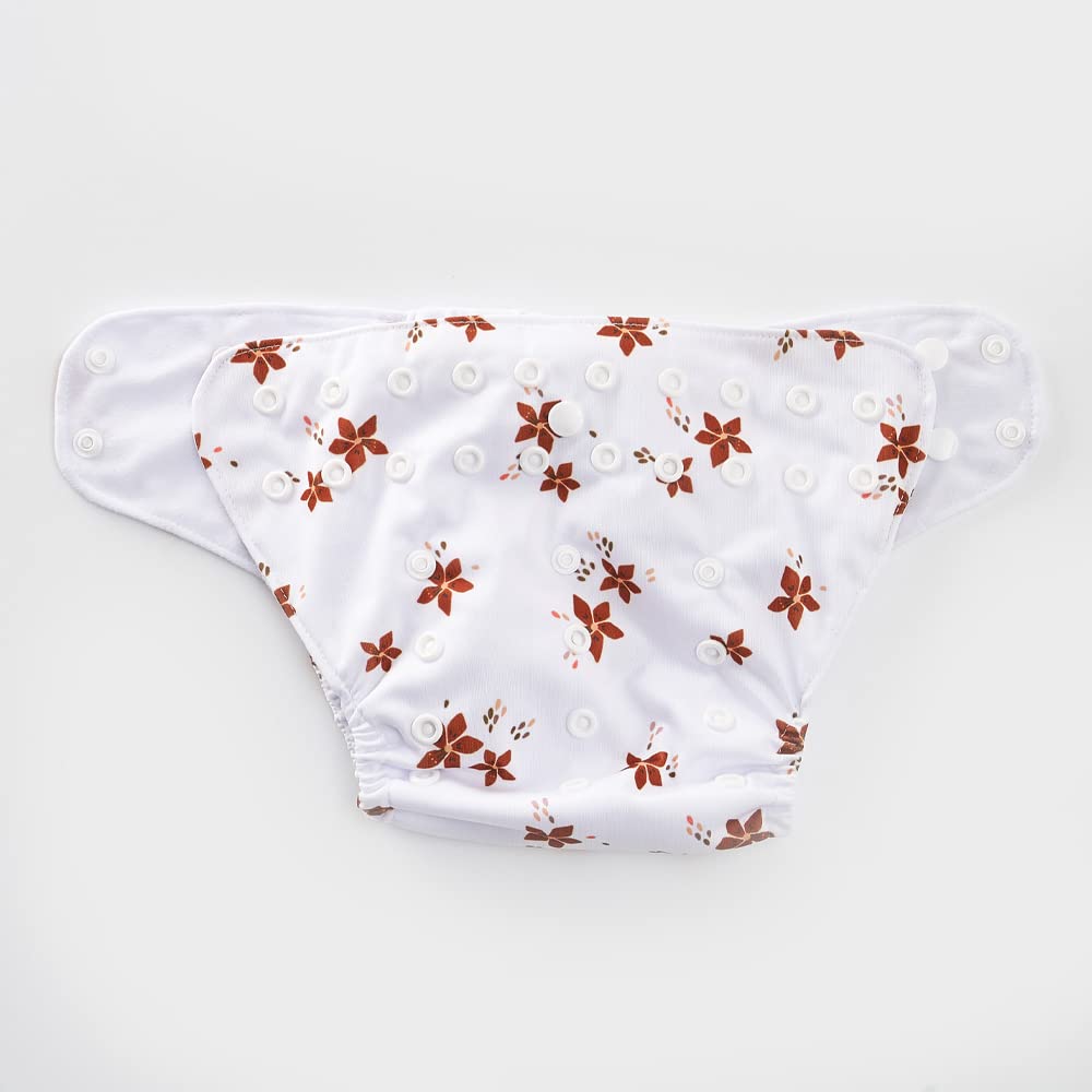 HappyFlute 9 Sets Newborn Baby Cloth Pocket Diapers Adjustable Reusable