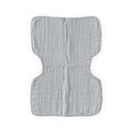Little Unicorn Ultra-Absorbent Premium Burp Cloth | Soft on Baby's Skin | Larger Size | Ergonomic Design (Grey Stripe)