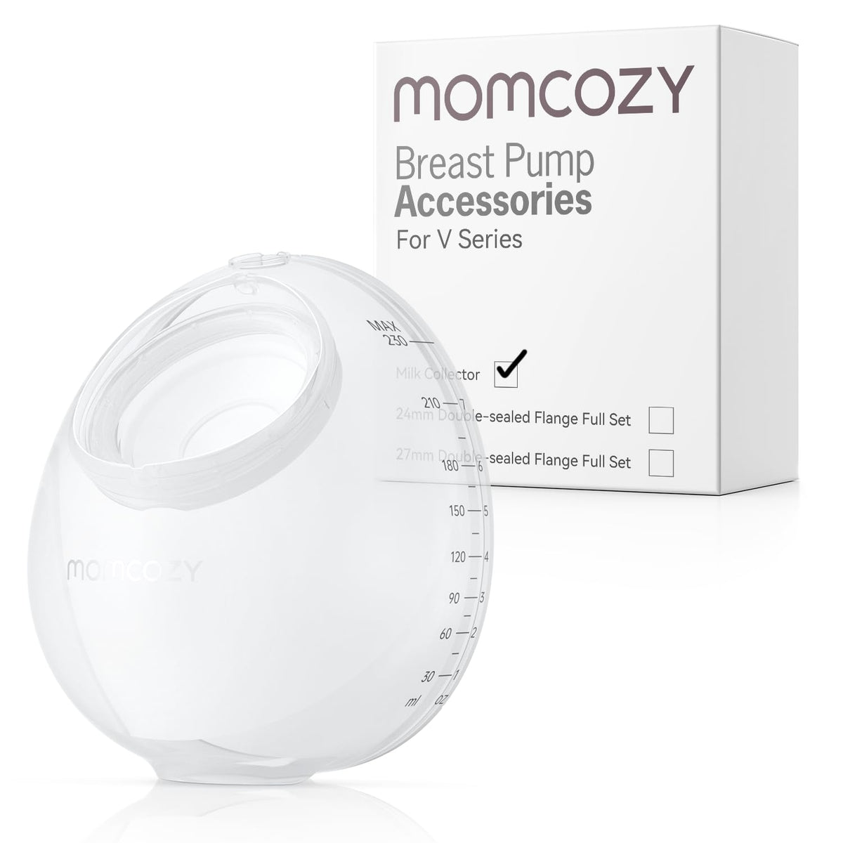 Momcozy Original Milk Collector Cups for V1 Pro/V2 Pro, 2 Pack