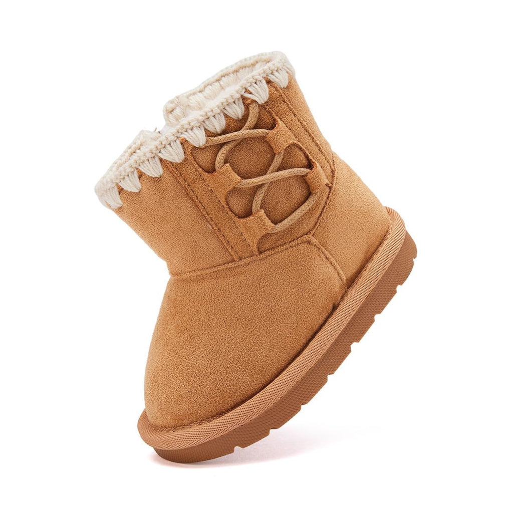BMCiTYBM Toddler Snow Winter Boots Girls Boys Cold Weather Shoes 7 Toddler