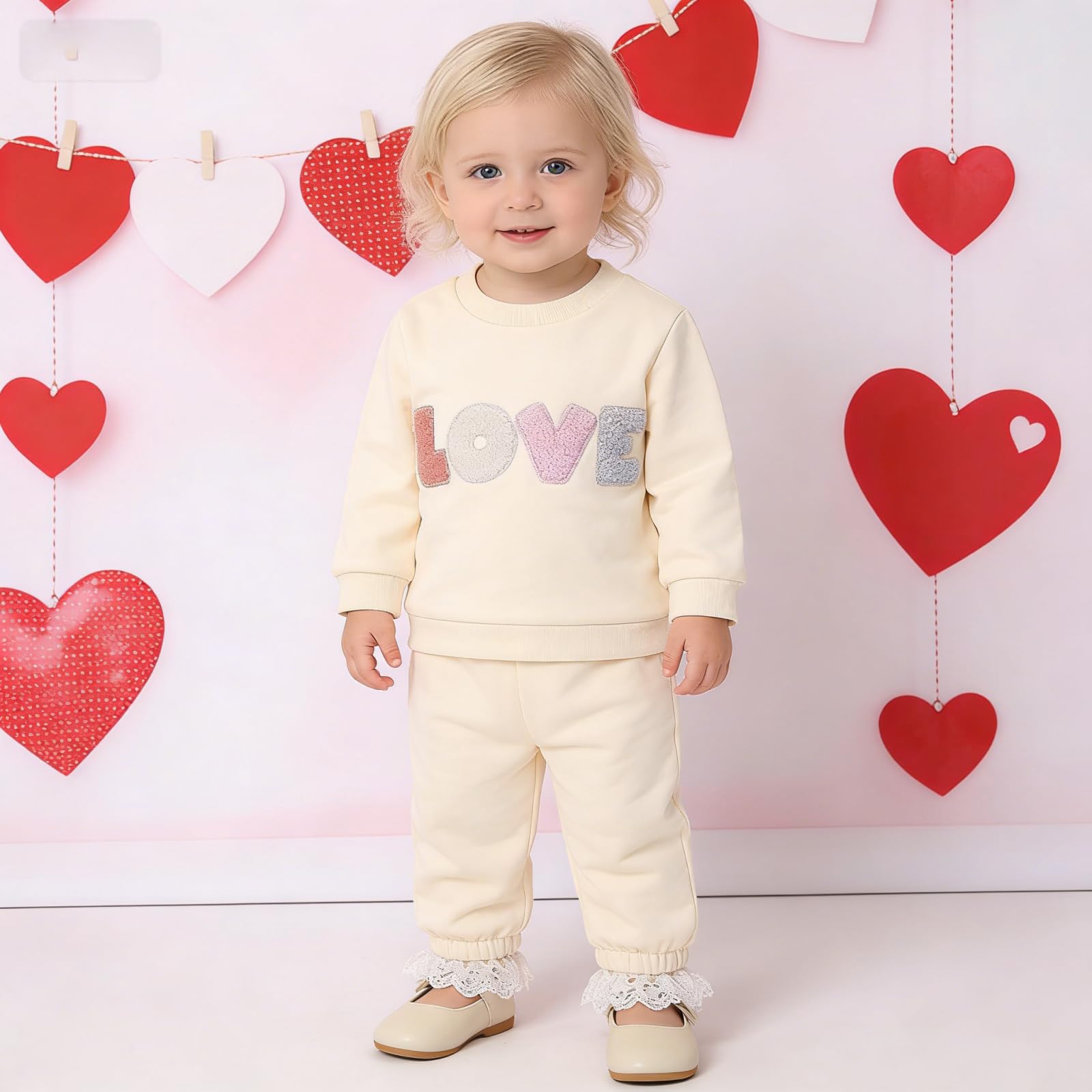 Toddler Baby Girl Clothes 6 12 18 24 Months Fall Outfits Sweatshirt Pants
