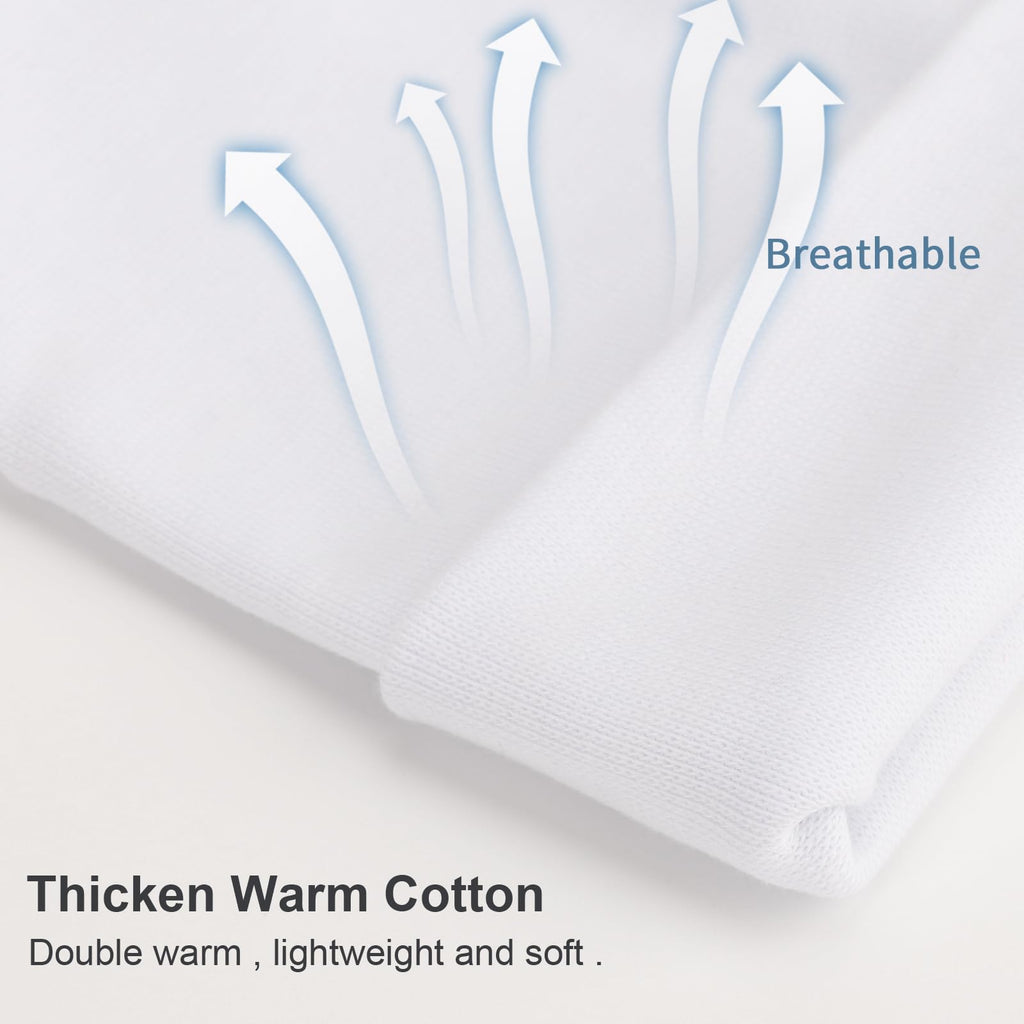 DRESHOW BQUBO 6 Pack Baby Hats for Boys Girls Unisex Baby Beanie Hat Soft Cute Knit Cap Nursery Beanie for Newborn Infant Toddler Kid