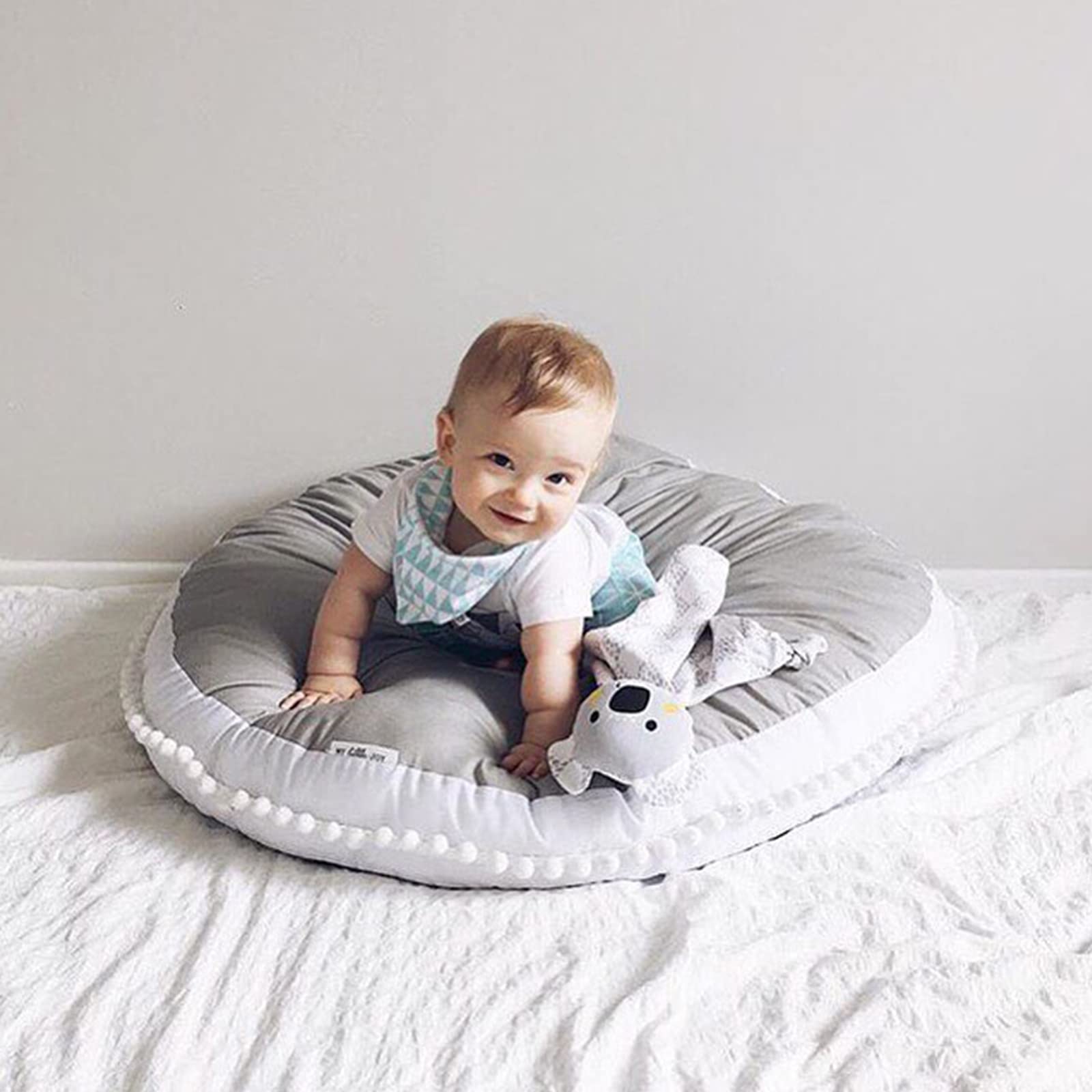 Kishome Large Floor Cushion Seating Circle Kids Floor Pillow for Children