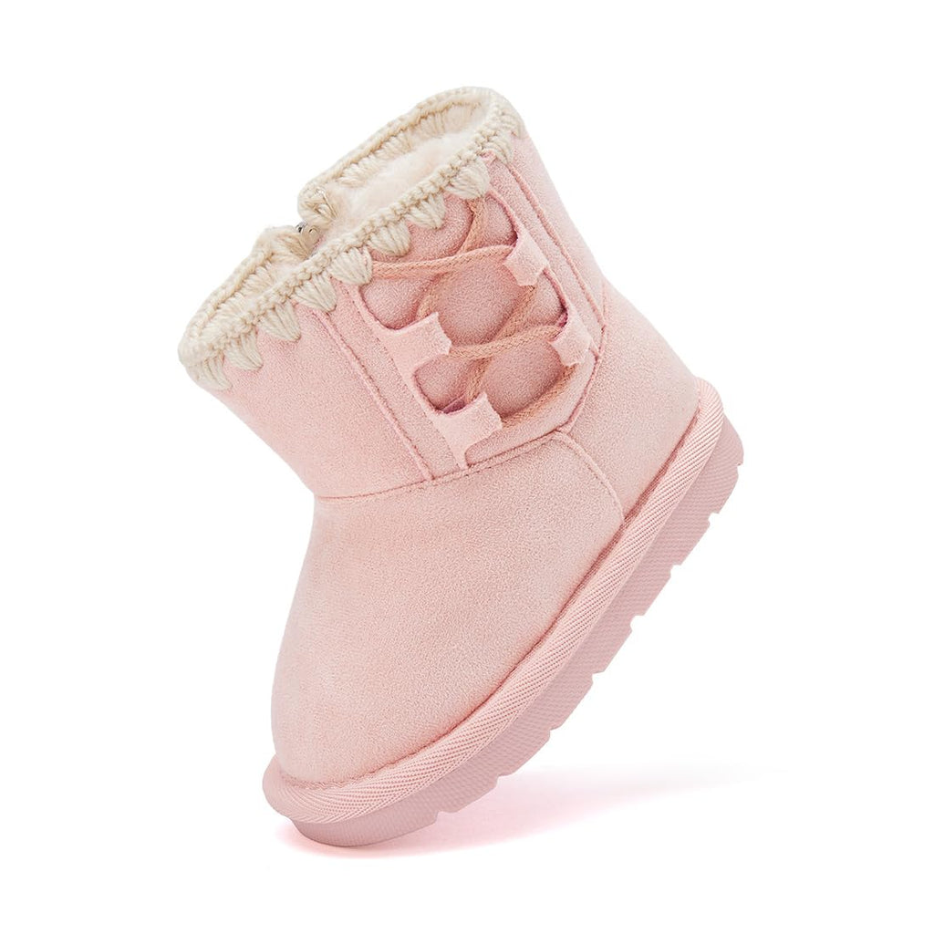 BMCiTYBM Toddler Snow Winter Boots Girls Boys Cold Weather Shoes 7 Toddler