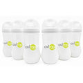 Avima Baby 12 oz Anti Colic Baby Bottles for Breastfed Babies - Fast Flow Nipples, Wide Neck Bottle, BPA Free - 9-12 Months, Stage 3 (Set of 6)