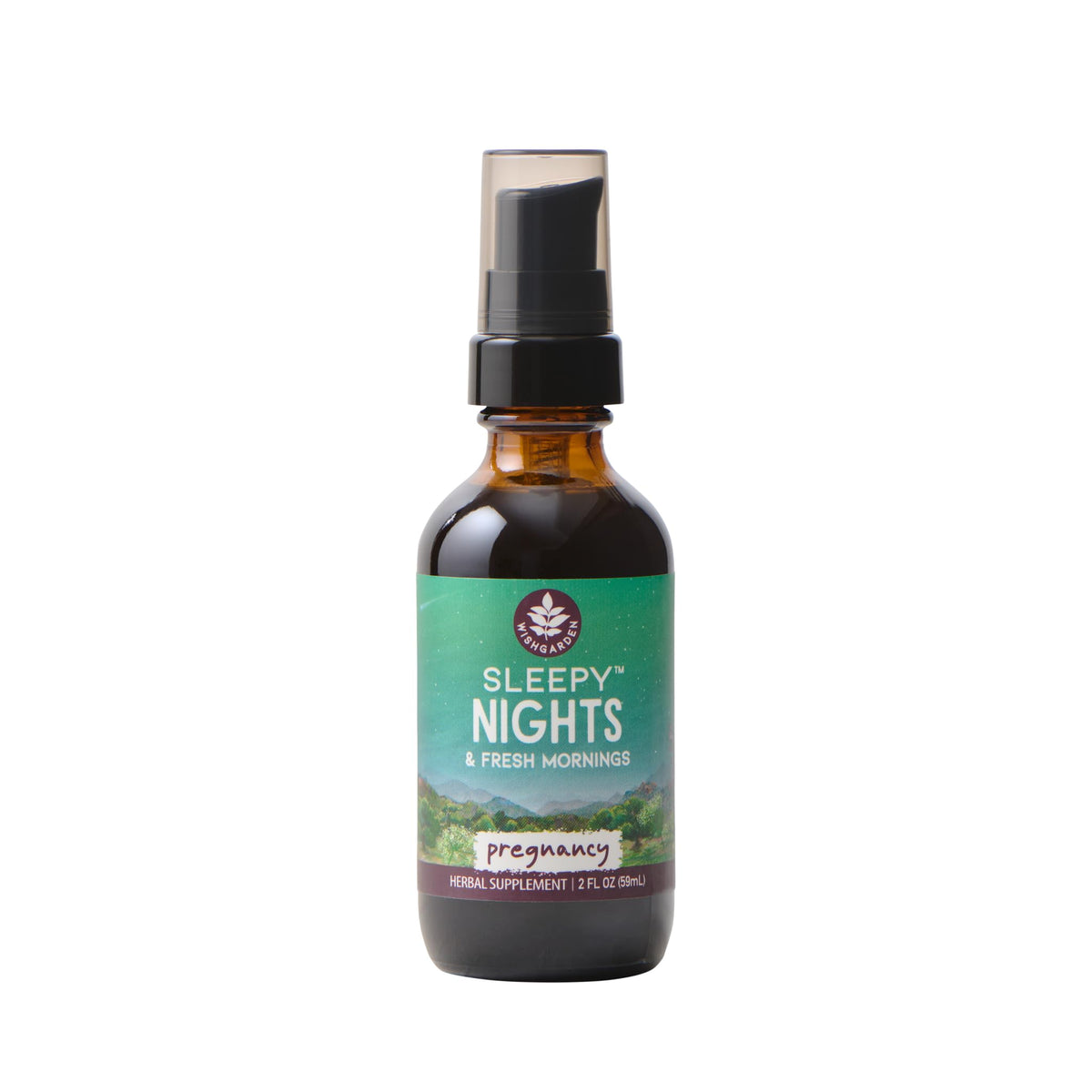 WishGarden Herbs Sleepy Nights for Pregnancy, Herbal Sleep Aid, 4oz