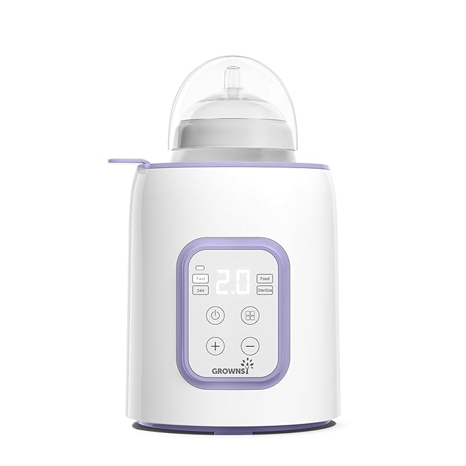 Grownsy 8-in-1 OG Fast Bottle Warmer with Timer