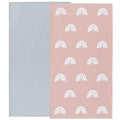 Owlowla Baby Diaper Changing Pad Portable Changing Mat Travel Changing Pad Liner for Baby and Small Toddler(Gray&Rainbow)