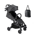 Beberoad Love R2 Travel Stroller for Airplane Small Compact Stroller Lightweight Baby Stroller, Foldable Infant Toddler Stroller with Cup Holder, Rain Cover and UPF 50+ Waterproof Canopy, Black
