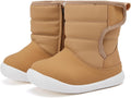 BMCiTYBM Baby Boy Girl Snow Boots Waterproof Winter Warm Booties Nonslip Lightweight Outdoor Shoes for First Walkers 6 9 12 18 24 Months(Infant/Toddler)