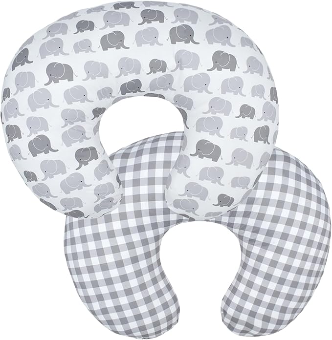 Winmany Baby Nursing Pillow Cover Newborn Removable Breastfeeding Pillowcover Cute Pattern Girls Boys Nursing Pillowcase for Breast and Bottole Feeding