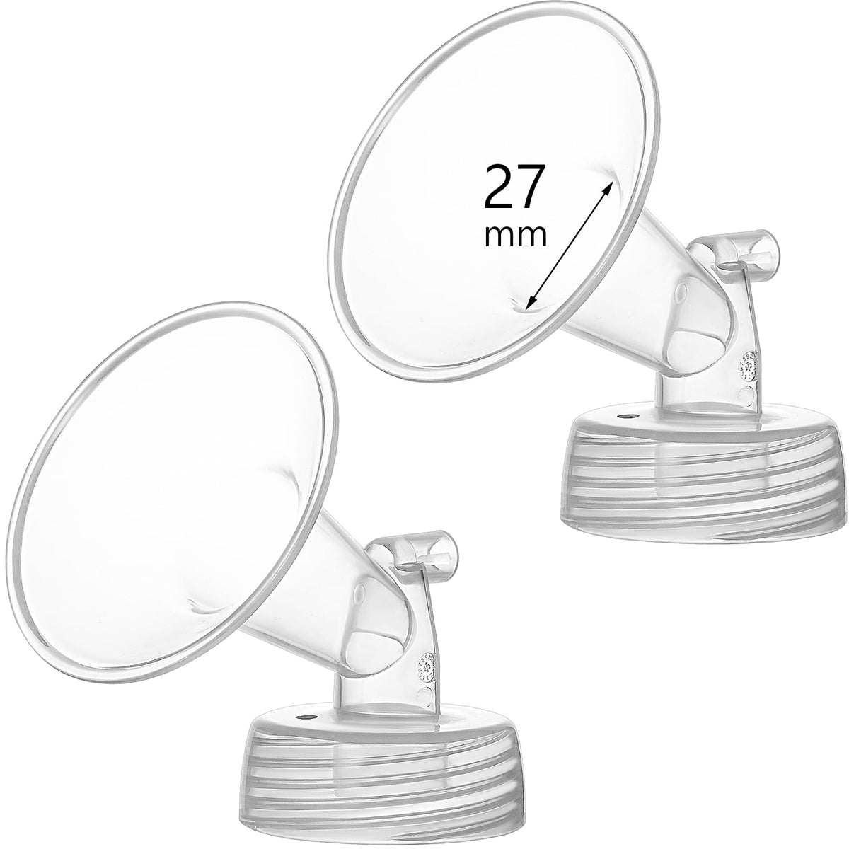 Momstouch 27mm Flange Compatible with Spectra S1 S2 9 Plus Synergy Gold Breastpump Replacement to Spectra Pump Parts and Flange; Not Original; Replaces Shield