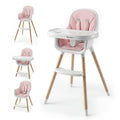 Babilous Wooden Baby High Chair for Babies and Toddlers