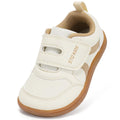 Toddler Girls Shoes Wide Toe Box Barefoot Sneakers Beige Brown Size T6