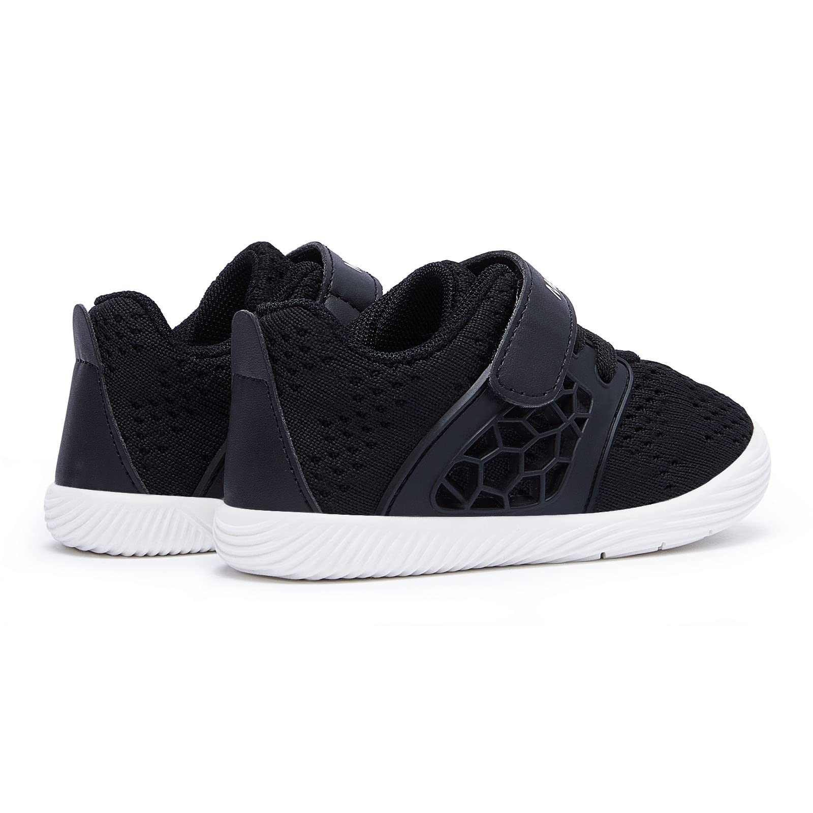 BMCiTYBM Baby Walking Shoes Infant Boy Girl Sneaker Black Size 18-24 Months