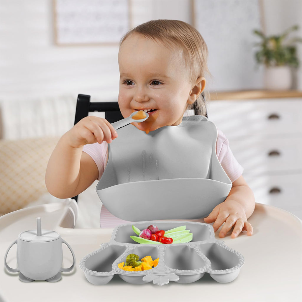 Silicone Baby Feeding Set 10 Pcs Baby Led Weaning Supplies Baby Essentials