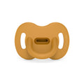 Color Essence SX PRO Silicone Baby Pacifier 1Pk, Made with 100% Soft Silicone, Baby Essentials Perfect for Breastfeeding Babies, Designed in Spain, 6-18 Mths, Bright Mustard
