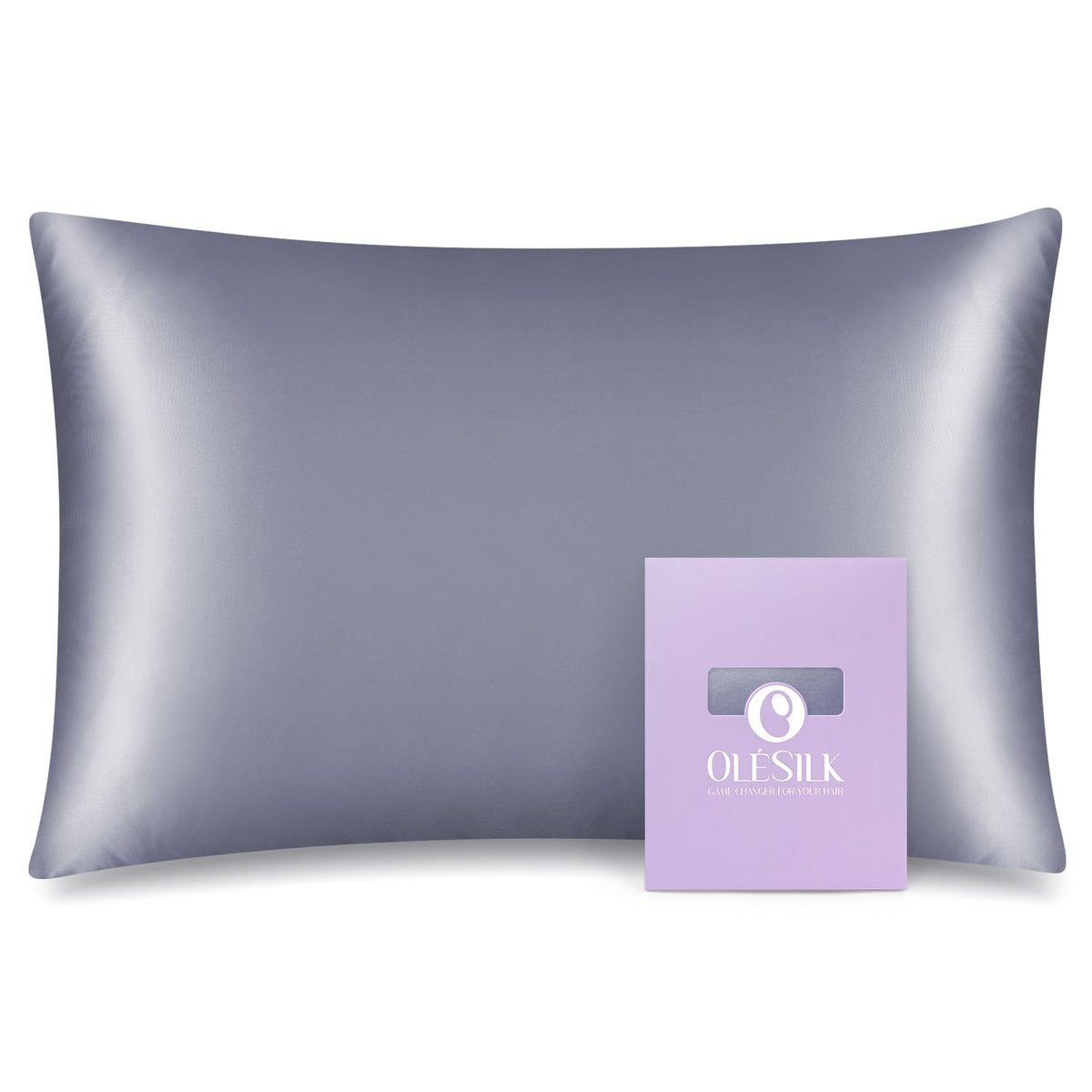 OLESILK Toddler 100% Mulberry Silk Pillowcase, Zipper, 13"x 18", Dark Green