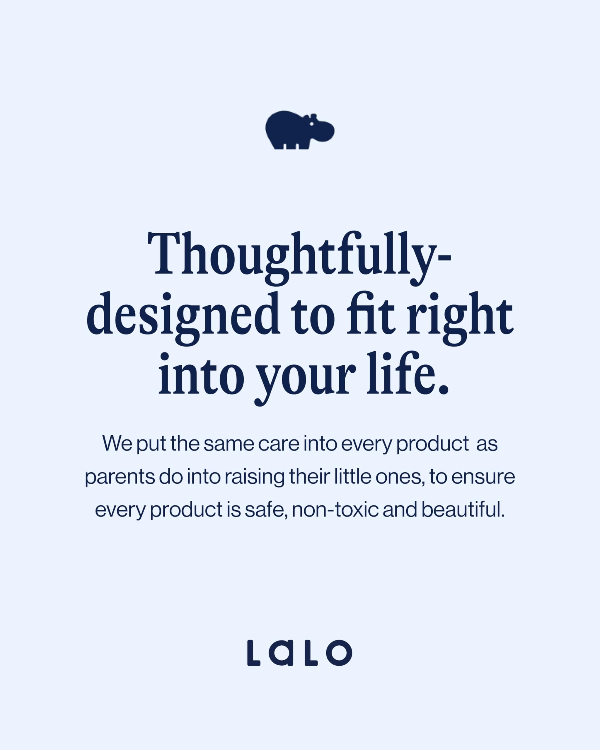 Lalo Silicone Placemat for Toddlers & Babies - Non-Slip Kids Placemat for Restaurants & Dining Tables - Non-Toxic & BPA Free Safe - for Ages of 4 Months and Up - Blueberry