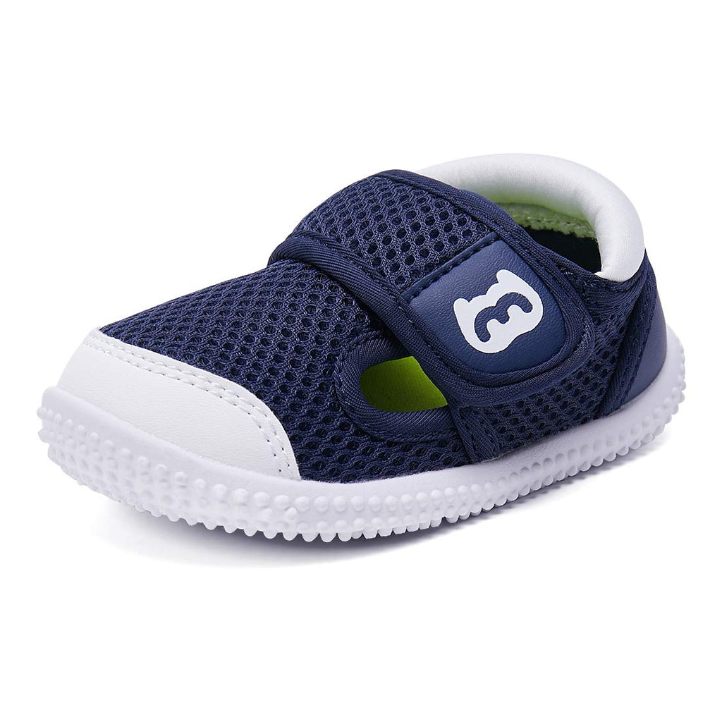 BMCiTYBM Baby Walking Shoes First Infant Sneakers Navy Size 18-24 Months