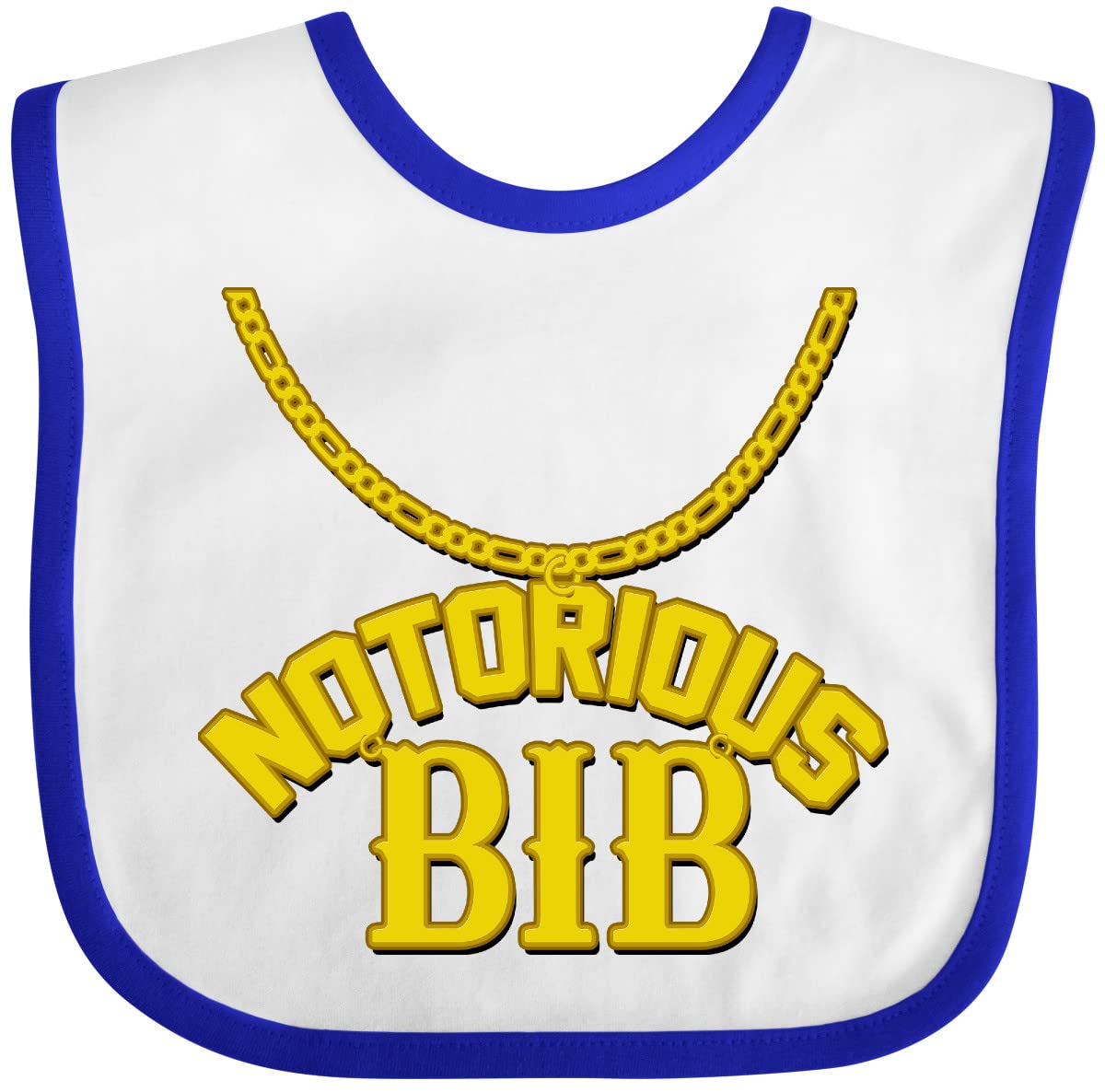 inktastic Notorious Bib Baby Bib White and Black 1c5d1
