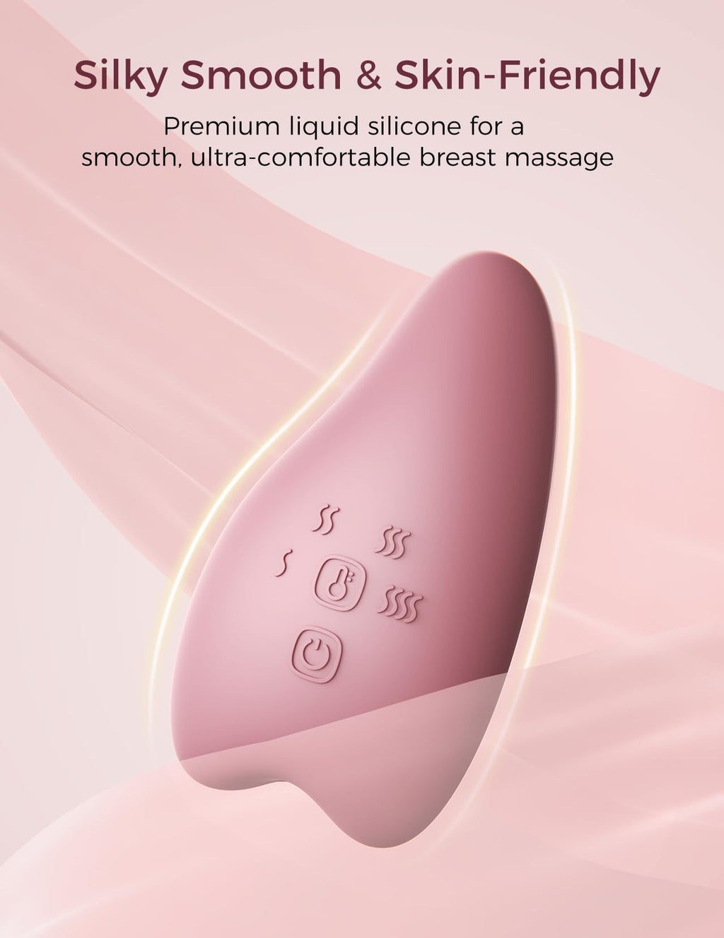 Momcozy A1Pro Lactation Massager with Heat, Deep Vibration, Cozy Red, 1PCS