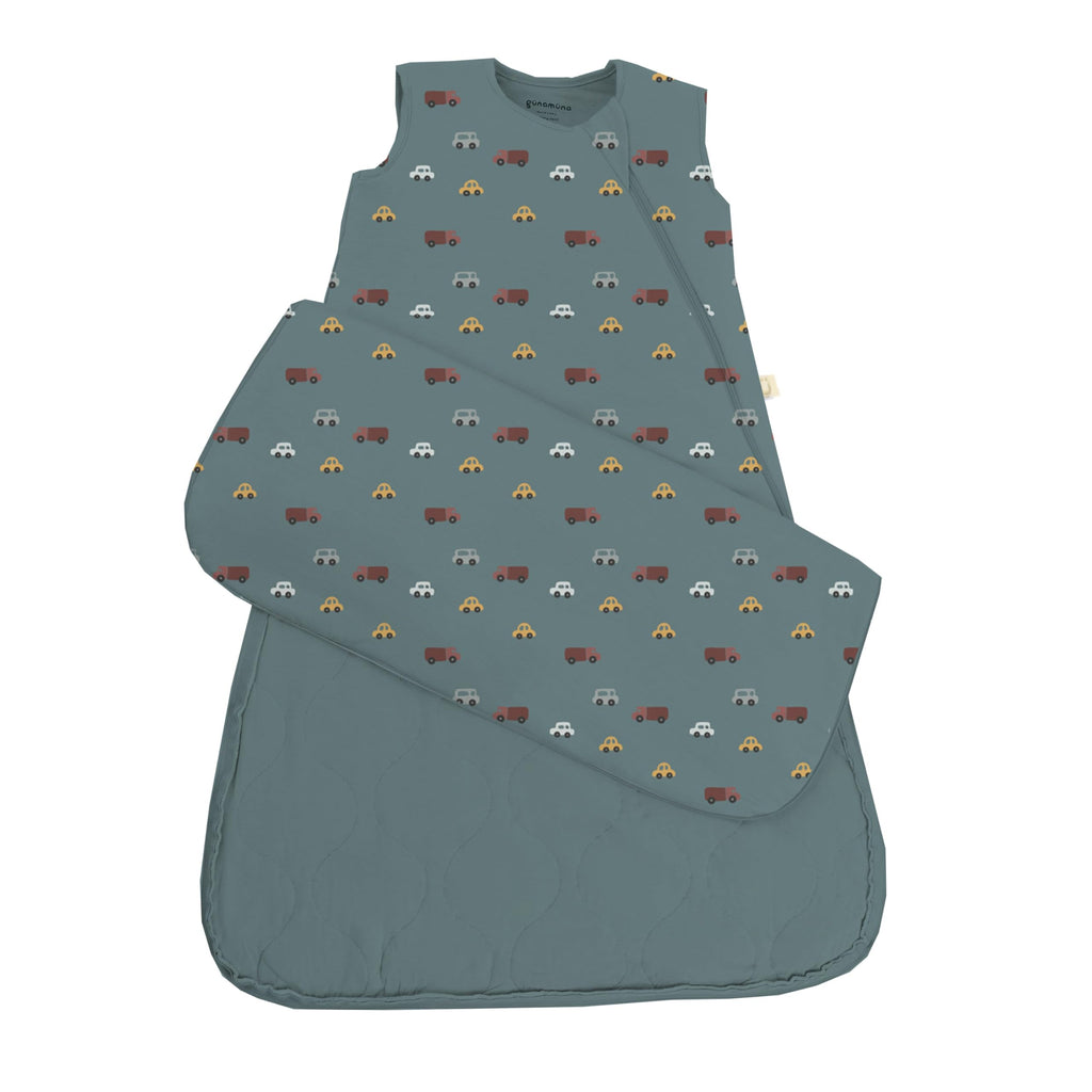 GUNAMUNA Sleep Sacks for Babies Toddlers and Newborns, Easy Changing Diaper Zipper, 2.5 TOG, Going, 3-9 Months