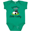 inktastic Grandma's Little Caddy Golf Baby Bodysuit Newborn Kelly Green 22b10