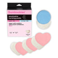 Bamboobies Nursing Pads for Breastfeeding, 6 Ultra Thin and 2 Overnight