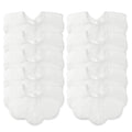 DOSMINE Organic Cotton Muslin Baby Bibs 10 Pack Absorbent Adjustable