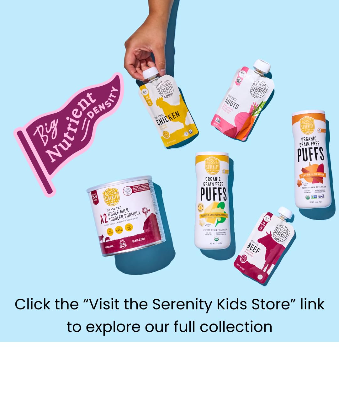 Serenity Kids Chicken Tikka Masala Baby Pouch, 5g Protein, 3.5 Oz, 12 Pack