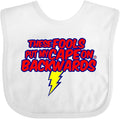 inktastic These Fools Put My Cape on Backwards ® Baby Bib