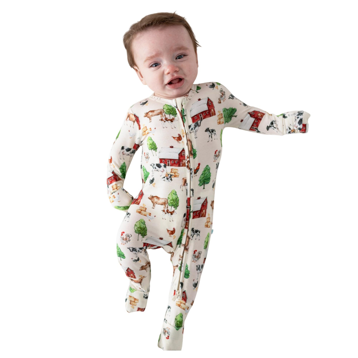 Posh Peanut Convertible Footie Pajamas for Baby and Toddler