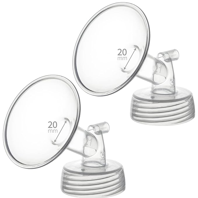 20mm Flange Compatible with Spectra S2 S1 9 Plus Ameda MYA Motif Luna Cimilre Breastpumps Replacement to Spectra Pump Parts Spectra Flange. Compatible with Spectra Parts/Accessories